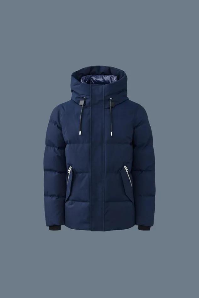 Downs and Parkas Men Mackage GRAYDON 2in1 Lustrous Light Down Jacket Black