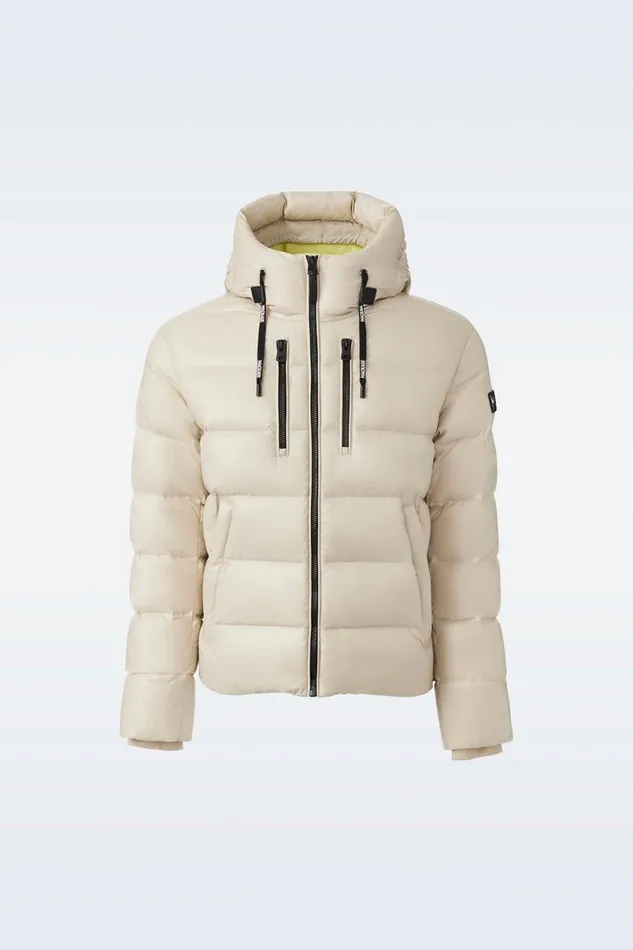 Downs and Parkas Men Mackage VICTOR Lustrous Light Down Jacket With Hood For Men Emerald Downs and Parkas Men Mackage VICTOR Lustrous Light Down Jacket With Hood For Men Emerald