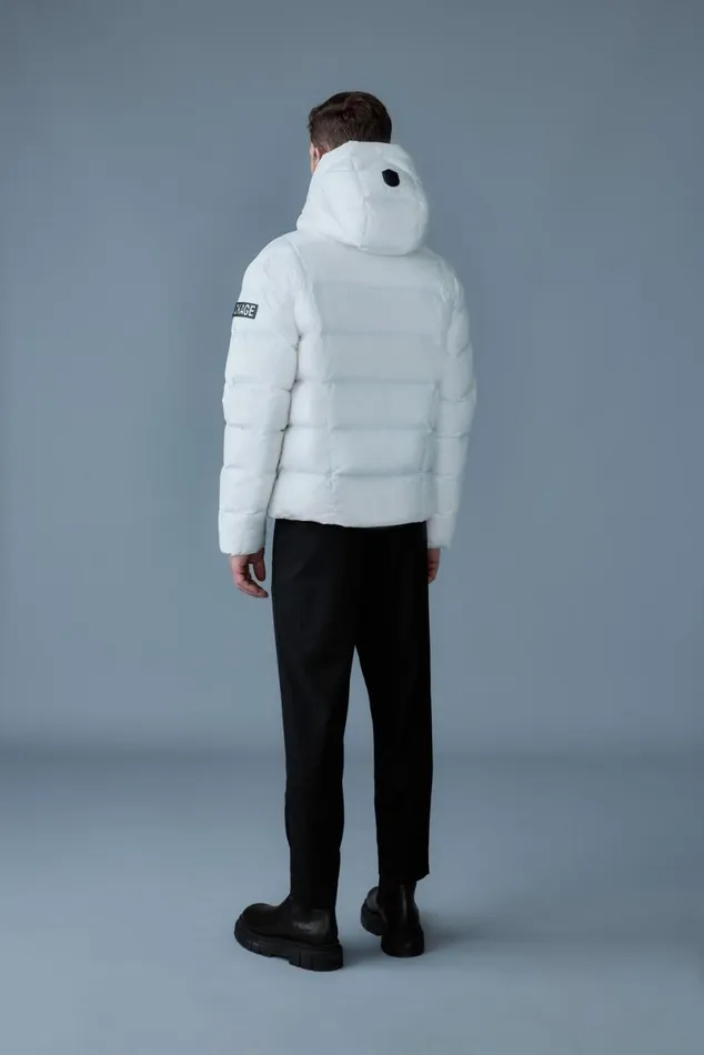 Downs and Parkas Men Mackage VICTOR Lustrous Light Down Jacket With Hood For Men Emerald Downs and Parkas Men Mackage VICTOR Lustrous Light Down Jacket With Hood For Men Emerald
