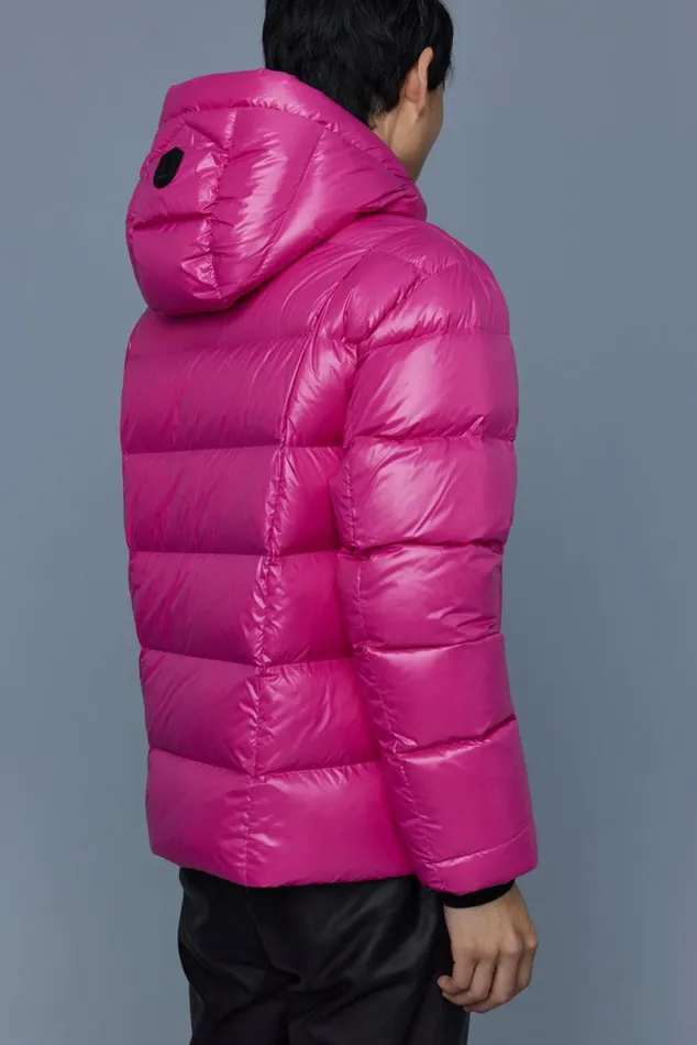 Downs and Parkas Men Mackage VICTOR Lustrous Light Down Jacket With Hood For Men Emerald Downs and Parkas Men Mackage VICTOR Lustrous Light Down Jacket With Hood For Men Emerald