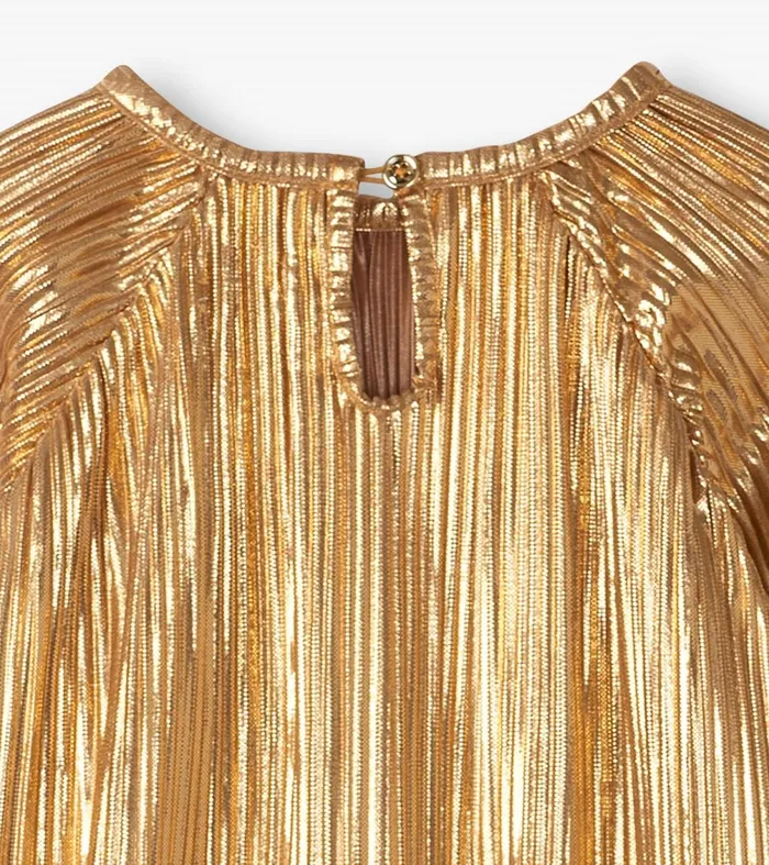 Dresses Baby and Toddler Hatley Baby and Toddler Gold Metallic Special Dress