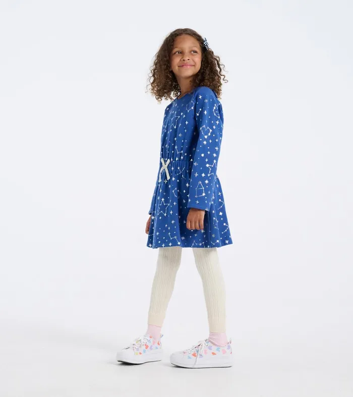 Dresses Girls Hatley Girls Constellations Waist Terry Dress