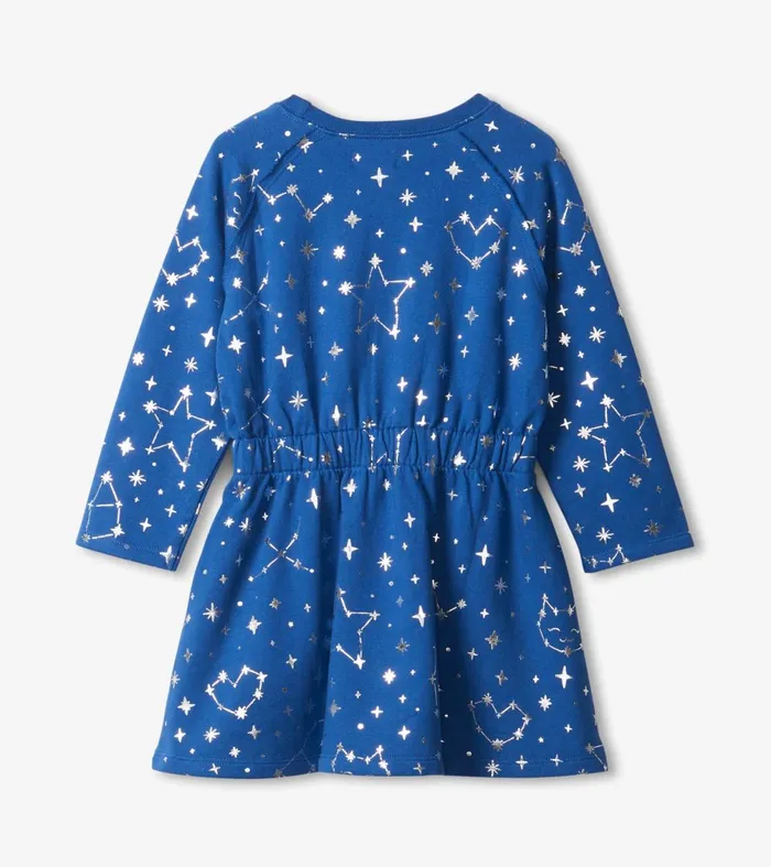 Dresses Girls Hatley Girls Constellations Waist Terry Dress