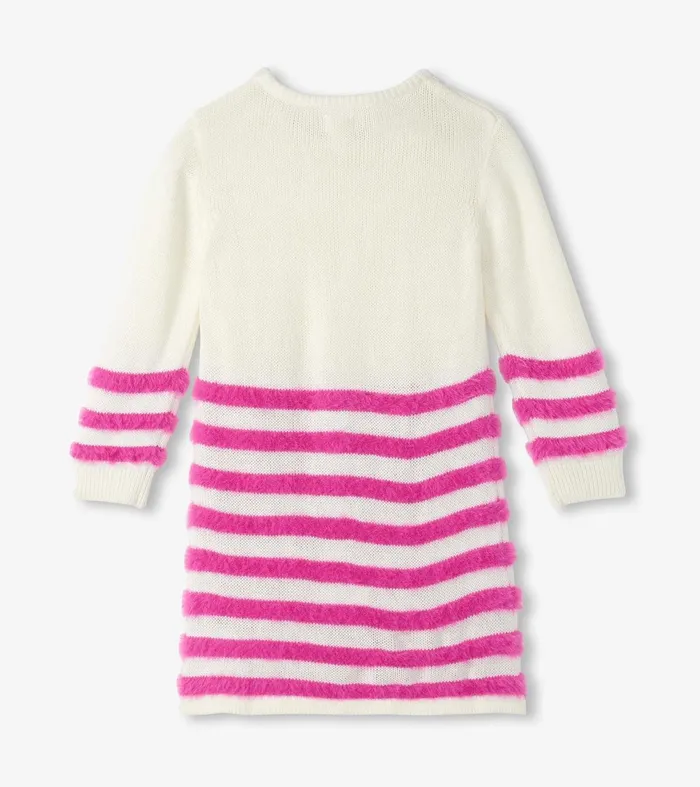 Dresses Girls Hatley Girls Rose Violet Sweater Dress