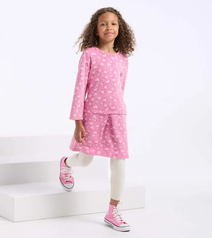 Dresses Girls Hatley Girls Scattered Hearts Shift Dress