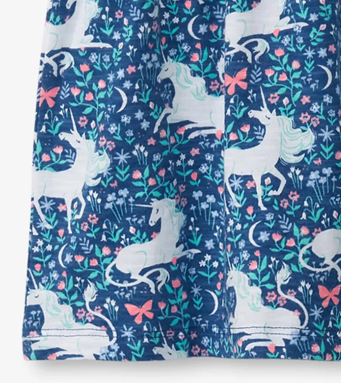 Dresses Girls Hatley Girls Unicorn Garden Relaxed Dress