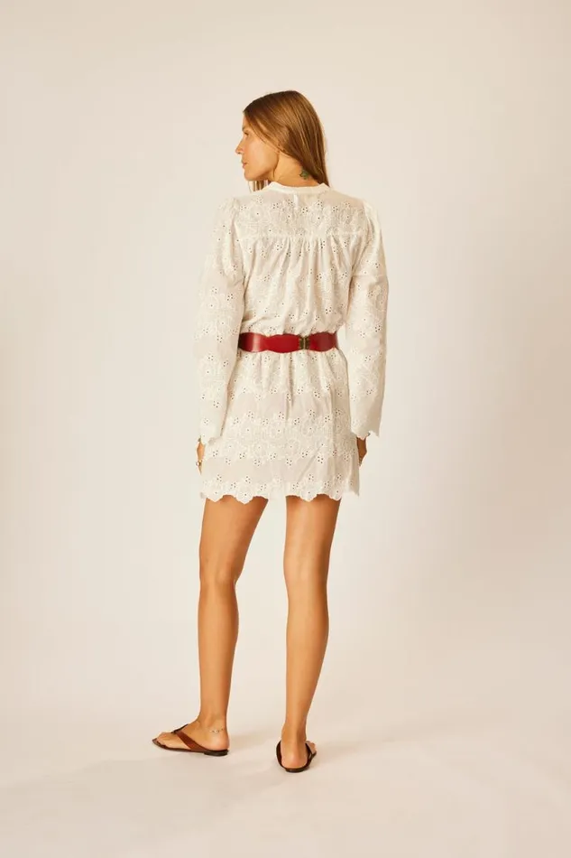 Dresses Shop Natalie Martin CLEO DRESS Geranium Milk