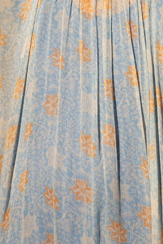 Dresses Shop Natalie Martin FIORE MAXI Snowflake Tangerine