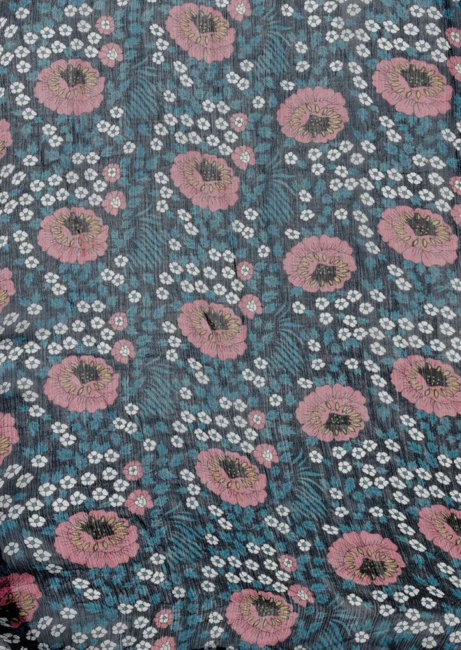 Dresses Shop Natalie Martin LAINEY DRESS WITH SASH Vintage Flowers Indigo