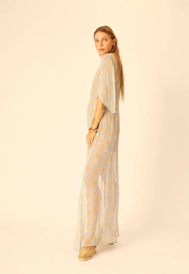 Dresses Shop Natalie Martin LILY DRESS Snowflake Tangerine