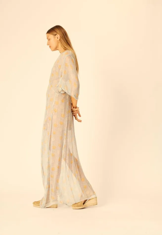 Dresses Shop Natalie Martin LILY DRESS Snowflake Tangerine
