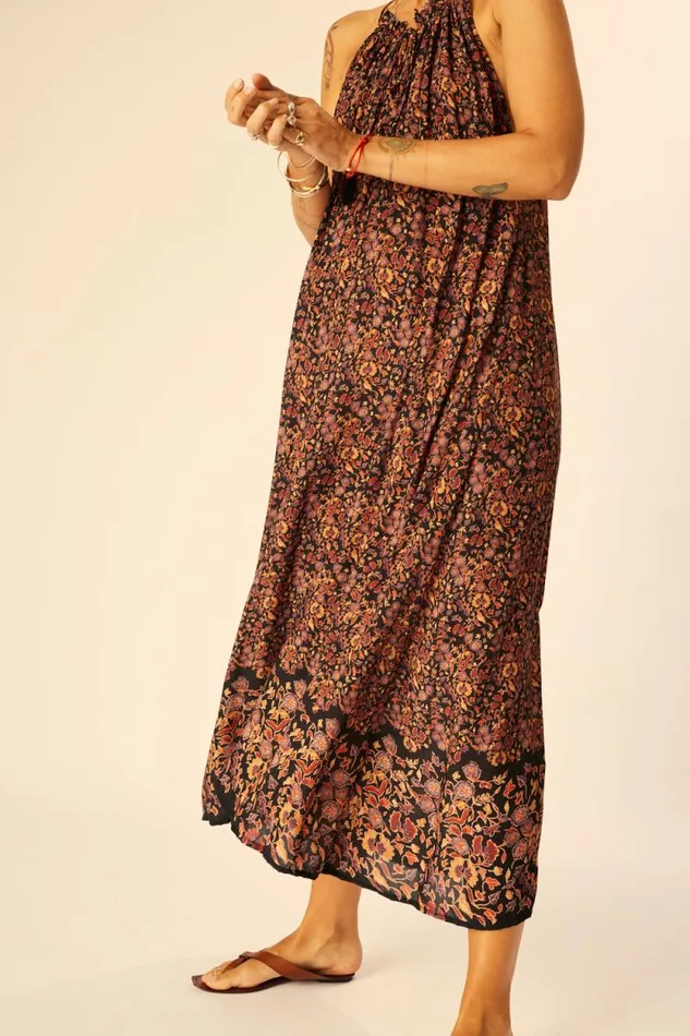 Dresses Shop Natalie Martin MARLIEN DRESS Petite Fleur Noire
