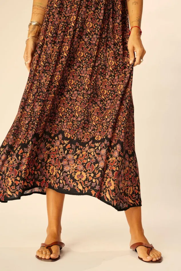 Dresses Shop Natalie Martin MARLIEN DRESS Petite Fleur Noire