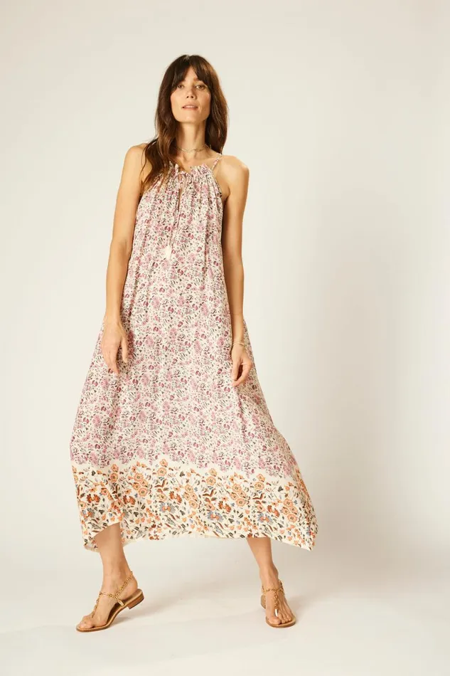 Dresses Shop Natalie Martin MARLIEN DRESS Petite Fleur Rose