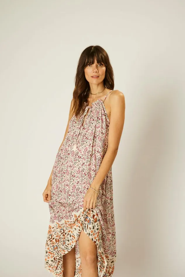 Dresses Shop Natalie Martin MARLIEN DRESS Petite Fleur Rose
