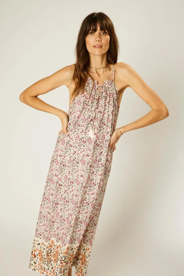 Dresses Shop Natalie Martin MARLIEN DRESS Petite Fleur Rose