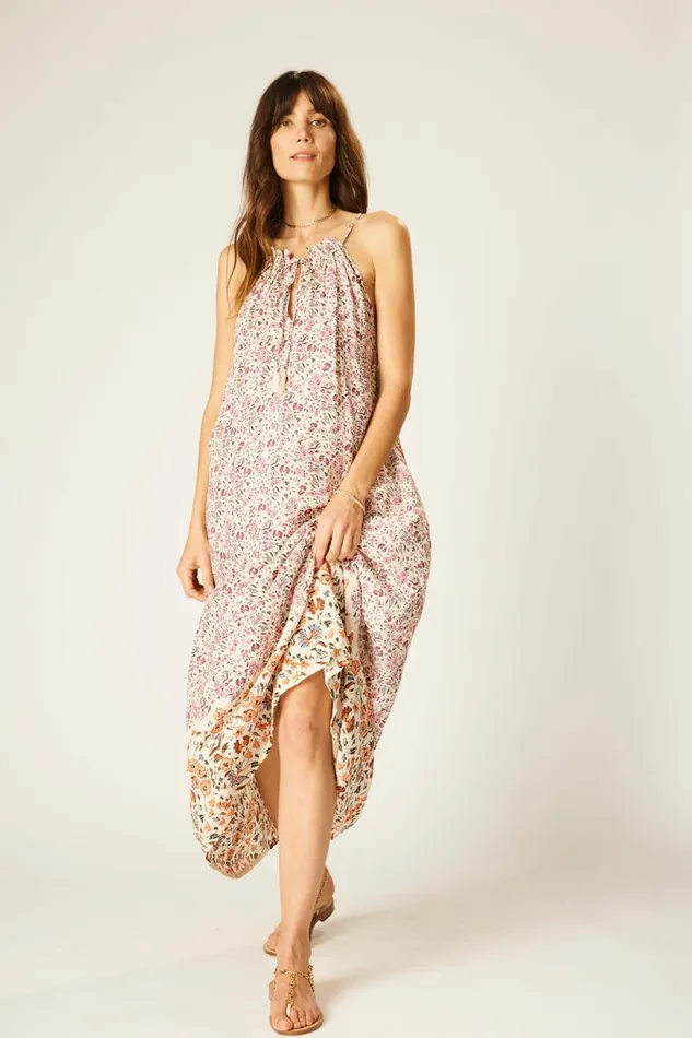 Dresses Shop Natalie Martin MARLIEN DRESS Petite Fleur Rose