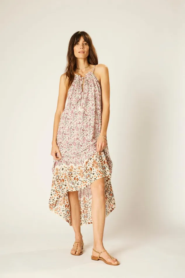 Dresses Shop Natalie Martin MARLIEN DRESS Petite Fleur Rose