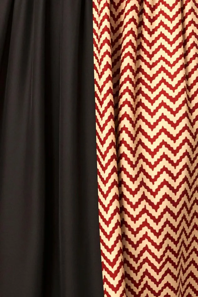 Dresses Shop Natalie Martin SOPHIE DRESS Block Zigzag Noire