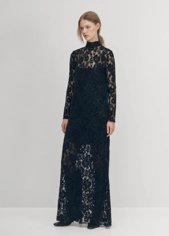 Dresses Women ALOHAS Tiban Lace Black Dress