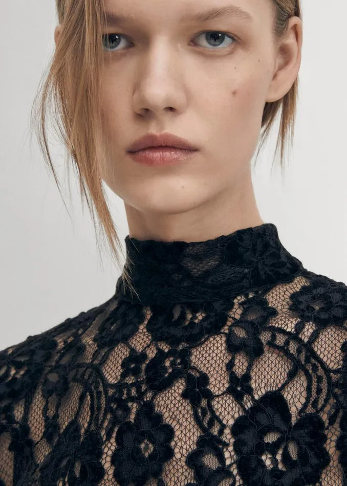Dresses Women ALOHAS Tiban Lace Black Dress