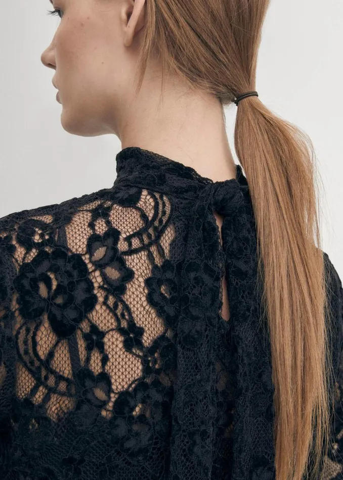 Dresses Women ALOHAS Tiban Lace Black Dress