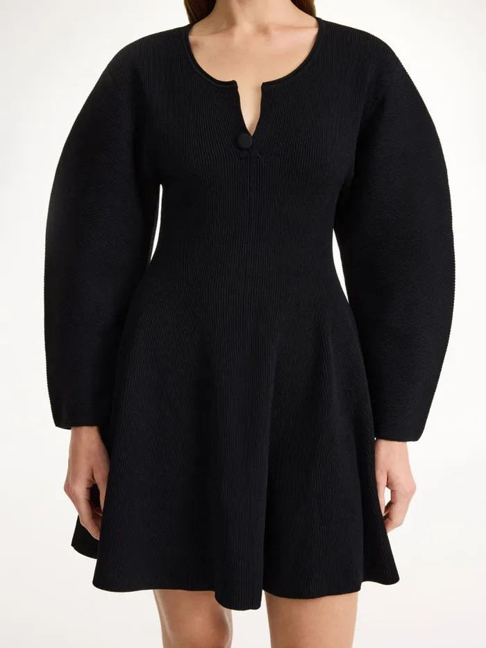 Dresses Women By Malene Birger Francesa Mini Dress Black Dresses Women By Malene Birger Francesa Mini Dress Black
