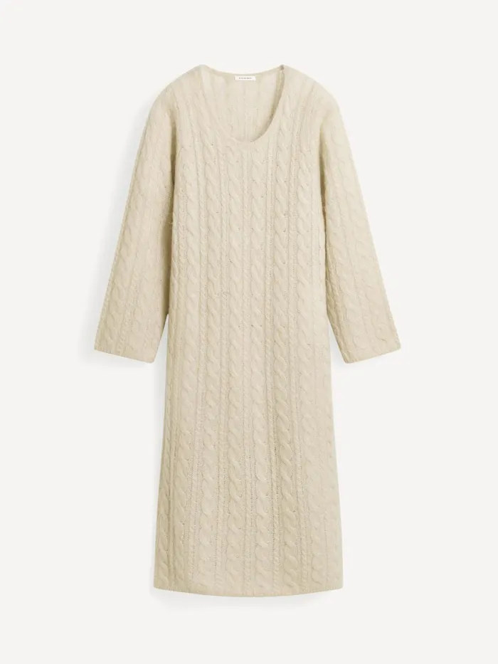 Dresses Women By Malene Birger Lovella Maxi Dress Oyster Gray Dresses Women By Malene Birger Lovella Maxi Dress Oyster Gray