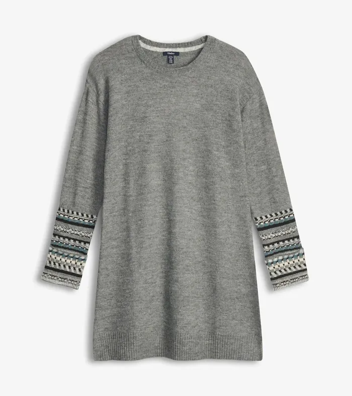 Dresses Women Hatley Sadie Sweater Dress 8211 Charcoal Heather