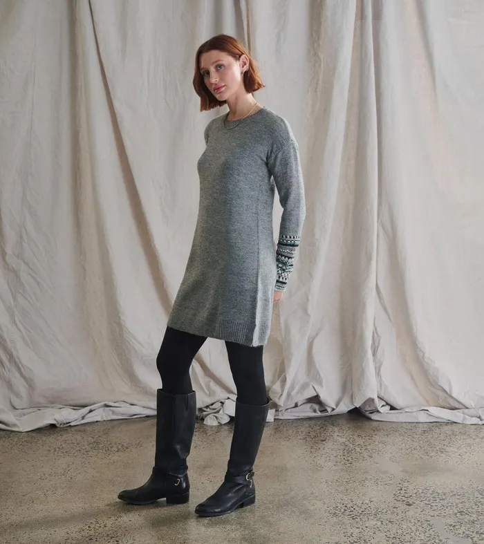 Dresses Women Hatley Sadie Sweater Dress 8211 Charcoal Heather