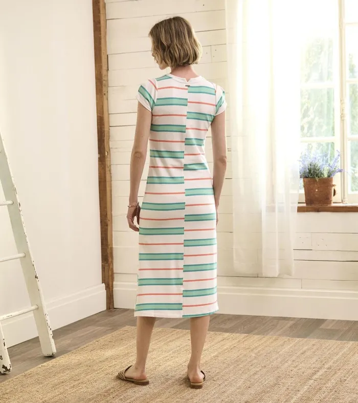 Dresses Women Hatley Sierra Midi Dress 8211 Seaside Stripes