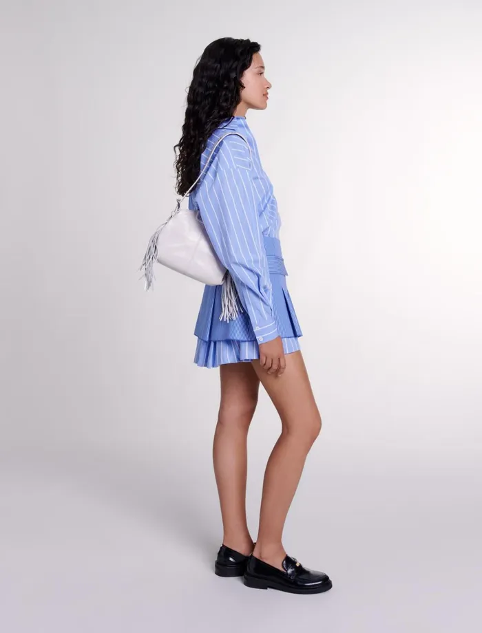 Dresses Women Maje 2In1 Striped Dress Blue And White Stripe