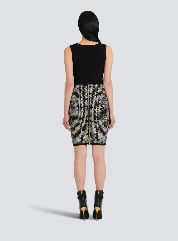 Ecodesigned Knit Crop Top Black Women Balmain Tops And Shirts
