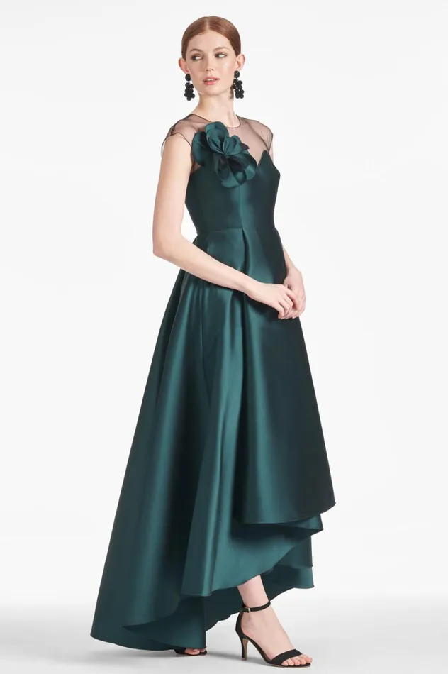 Evening Women Sachin and Babi Blakely Gown 8211 Forest Green