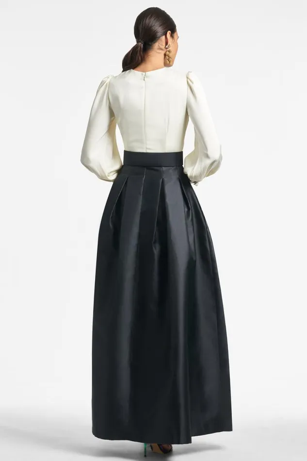 Evening Women Sachin and Babi Zoe Gown 8211 IvoryBlack
