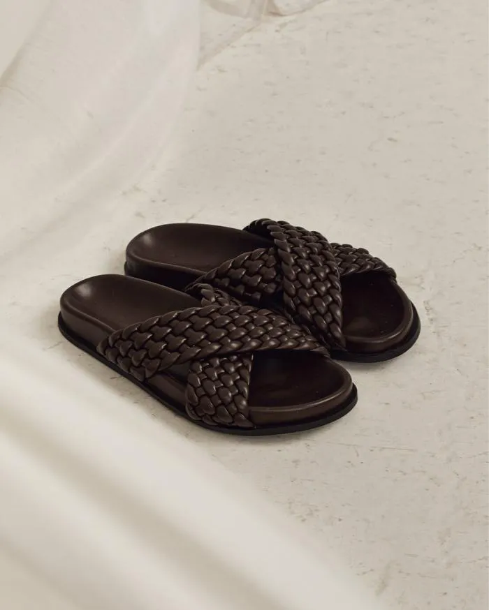 Flats Billini Sandals and Slides BOWIE UMBER