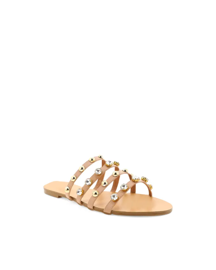 Flats Billini Sandals and Slides SALVADOR NUDE