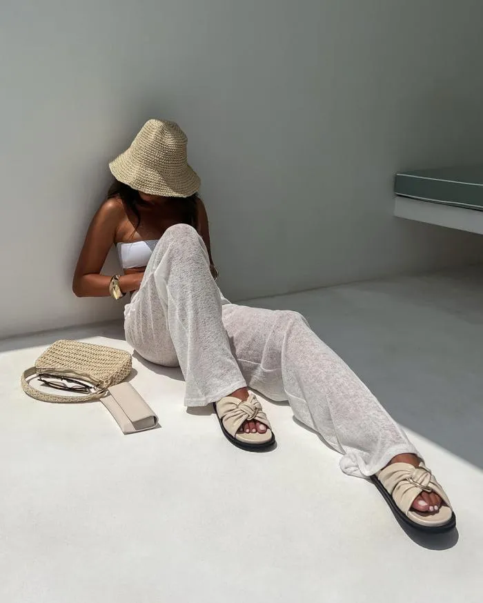 Flats Billini Sandals and Slides TANYA BONE