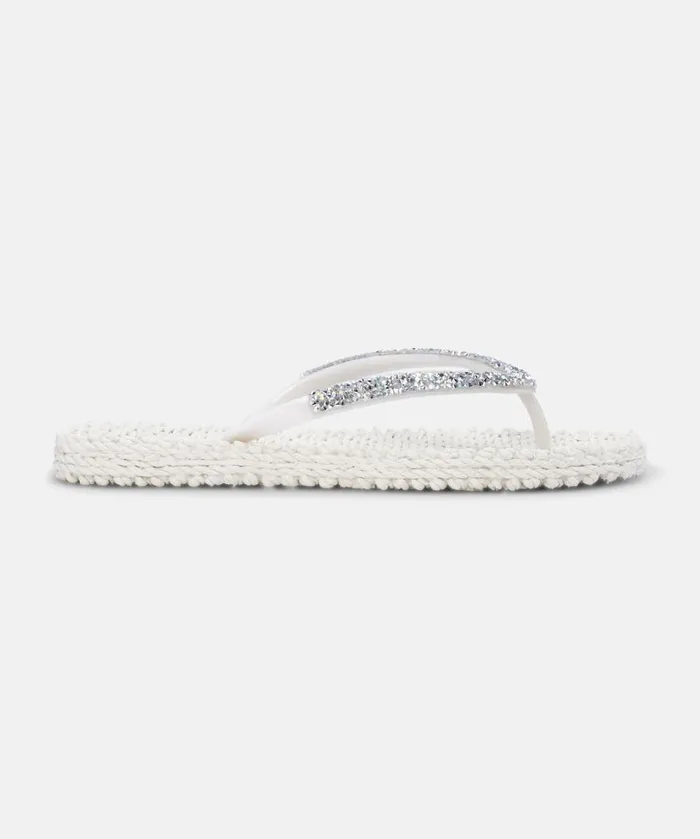 Flip Flop With Glitter 8211 Creme Shoes Ilse Jacobsen Flip Flops Flip Flop With Glitter 8211 Creme Shoes Ilse Jacobsen Flip Flops