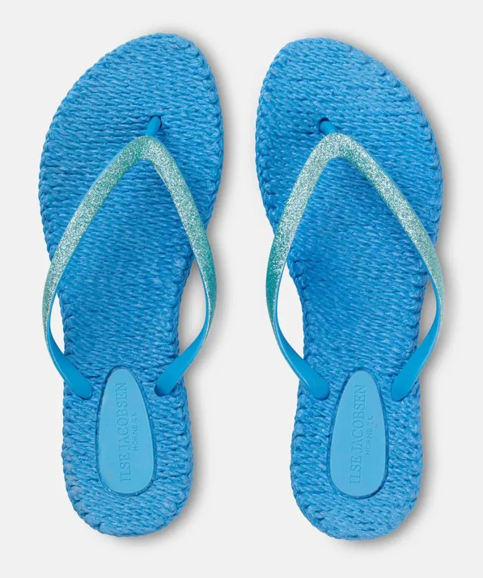 Flip Flop With Glitter 8211 Lake Blue Shoes Ilse Jacobsen Flip Flops Flip Flop With Glitter 8211 Lake Blue Shoes Ilse Jacobsen Flip Flops