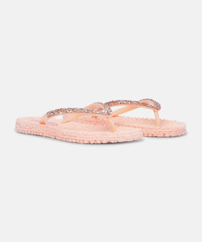 Flip Flop With Glitter 8211 Soft Coral Shoes Ilse Jacobsen Flip Flops
