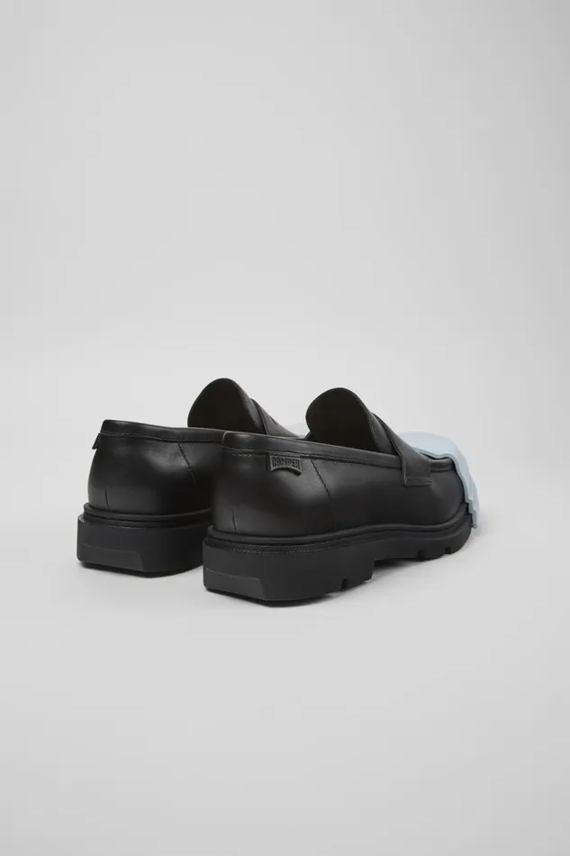 Formal Shoes Men Camper Junction Black Leather Moccasin Formal Shoes Men Camper Junction Black Leather Moccasin