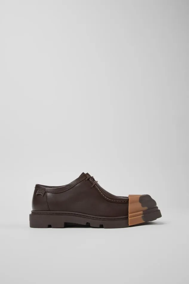 Formal Shoes Women Camper Junction Brown Leather Shoes Formal Shoes Women Camper Junction Brown Leather Shoes