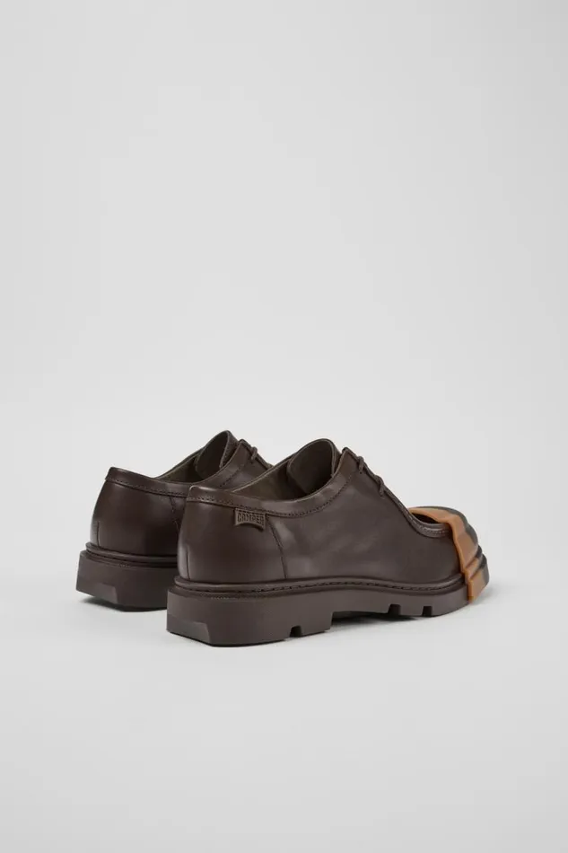Formal Shoes Women Camper Junction Brown Leather Shoes Formal Shoes Women Camper Junction Brown Leather Shoes