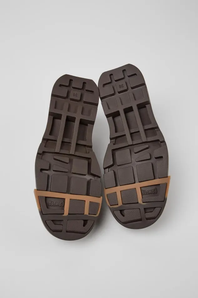 Formal Shoes Women Camper Junction Brown Leather Shoes Formal Shoes Women Camper Junction Brown Leather Shoes