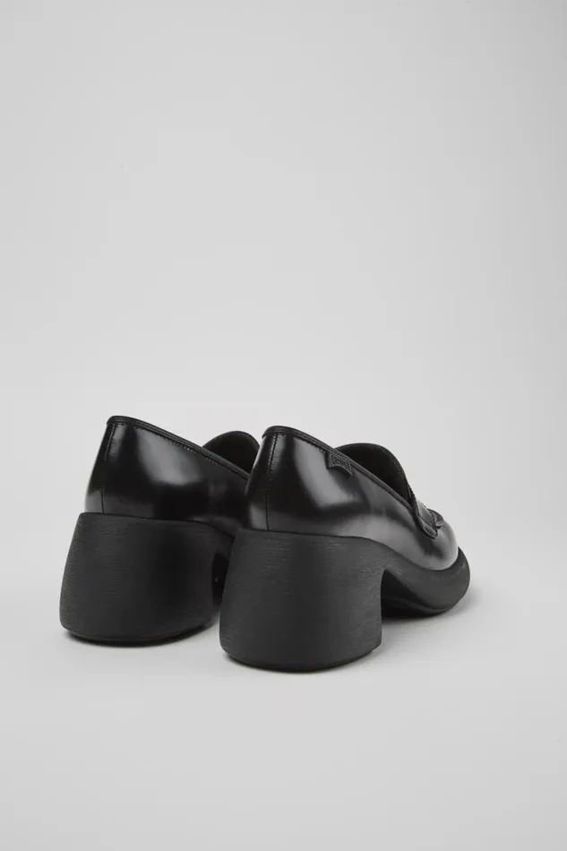 Formal Shoes Women Camper Thelma Black Leather Loafer Formal Shoes Women Camper Thelma Black Leather Loafer