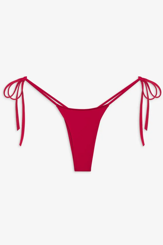 Frankies Bikinis Bikinis Women Divine Skimpy Bikini Bottom True Red