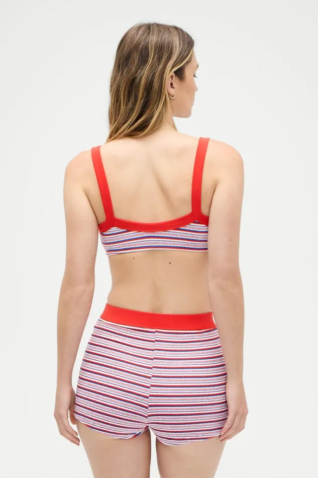Frankies Bikinis Bikinis Women Flynn Terry Bralette Bikini Top American Summer