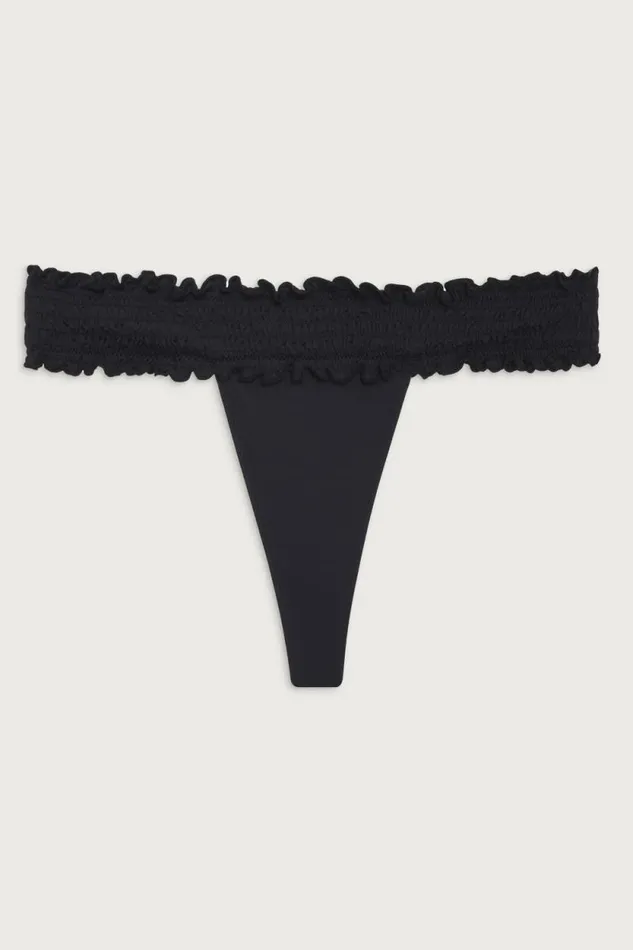 Frankies Bikinis Bikinis Women Sofia Micro Bikini Bottom Black