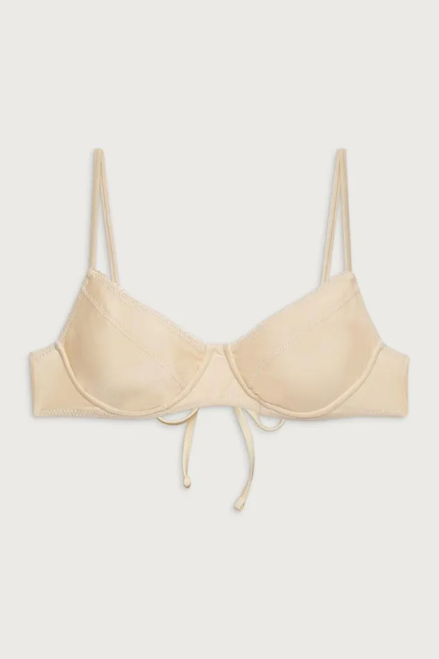 Frankies Bikinis Bikinis Women X DJERF AVENUE Matilda Underwire Bikini Top Sand Castle